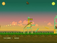 Angry Dino Wars screenshot 4/6