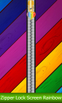 Zipper Lock Screen Rainbow screenshot 1/6