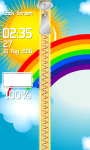 Zipper Lock Screen Rainbow screenshot 4/6