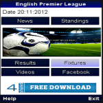 English Premier league Mobile screenshot 1/1