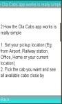 Ola cabs Info- Book taxi in India screenshot 1/1