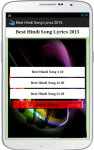 Best Hindi Song Lyrics screenshot 1/4