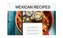 Mexican recipes food screenshot 1/3