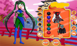 DC Super Hero Girls Katana Dress Up screenshot 2/3