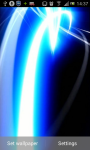 Blue Laser Swirl Live Wallpaper screenshot 1/6