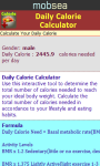 Daily Calorie Calculator v-1 screenshot 3/3