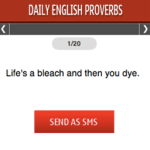Daily English Proverbs Free screenshot 1/1