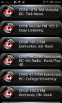 Radio FM Canada screenshot 1/2