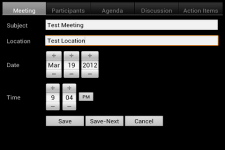 MeetingMinutes screenshot 1/3