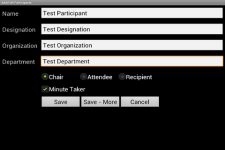 MeetingMinutes screenshot 2/3