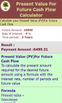Present Value For Future Cash Flow Calculator screenshot 3/3