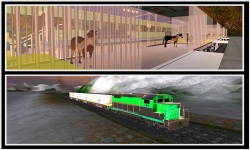 Farm Animal Transport Train 3D screenshot 3/5