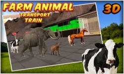 Farm Animal Transport Train 3D screenshot 4/5