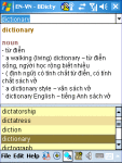 English-Vietnamese Dictionary for Pocket PC screenshot 1/1