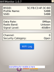 WiFi Monitor for BlackBerry screenshot 1/3