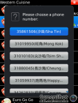Hong Kong Food Delivery Numbers screenshot 1/2