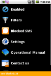 SMS Blocker Lite Free screenshot 1/6