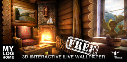 My Log Home iLWP FREE screenshot 1/3