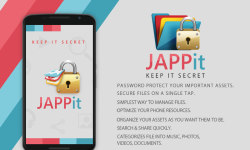 Jappit - File locker and File Manager screenshot 1/6