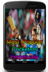 Most Popular Cricketers Perpetually screenshot 1/3