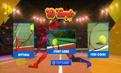 3D Tennis Cup screenshot 1/4