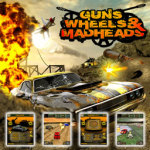 3D Guns Wheels and Madheads Free screenshot 2/2