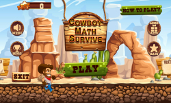 Cowboy Math Survive  screenshot 2/6