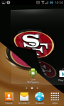 San Francisco 49ers NFL Live Wallpaper screenshot 2/3