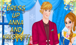 Dress up Anna and Kristoff on a date screenshot 1/4