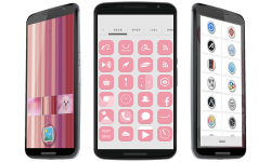 Pink icon pack screenshot 2/4