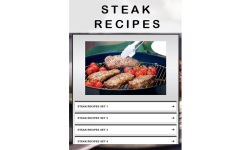 Steak recipes cookbook screenshot 1/3