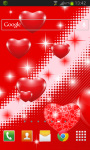 Red Hearts HD Live Wallpaper screenshot 2/2