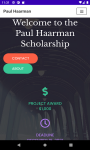 Paul Haarman Scholarship screenshot 1/4
