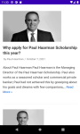Paul Haarman Scholarship screenshot 2/4