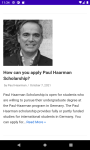 Paul Haarman Scholarship screenshot 3/4
