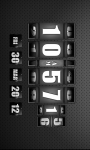 3D Rolling Clock widgets BLACK screenshot 3/6