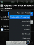 Lock for Windows Live Messenger screenshot 3/3