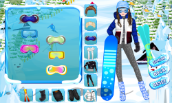 Winter Skiing Fashion Dress Up screenshot 2/3
