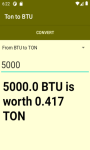 Converter Ton to BTU  screenshot 4/4