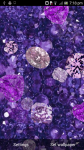 Purple Diamonds Live Wallpaper free screenshot 2/3