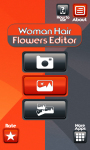 Woman Hair Flowers Editor screenshot 1/6