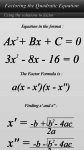 Easy Factoring a quadratic Equation screenshot 1/2