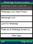 Whatsapp Screen Locker screenshot 1/1