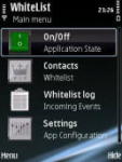 Whitelist Mobile Lite screenshot 1/1