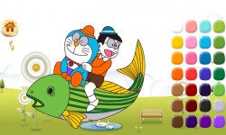 Doraemon coloring screenshot 2/5