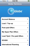 Globe Services for the iPhone screenshot 1/1