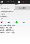 Expense Tracker Moveableapps screenshot 1/5