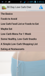 30 Day Low Carb Diet screenshot 1/6