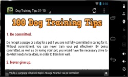 100 Dog Training Tips 2014 screenshot 2/3