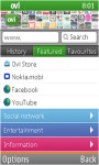 Ovi Browser app screenshot 1/6